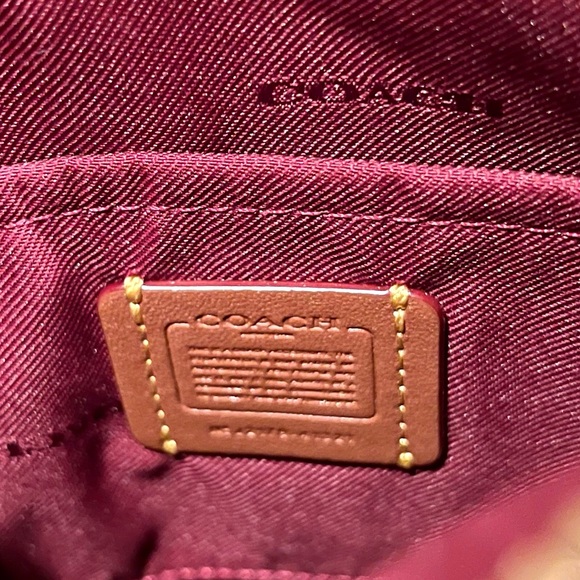 COACH Kitt Signature Coated Canvas Crossbody Bag - Picture 11 of 12